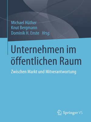 cover image of Unternehmen im öffentlichen Raum
